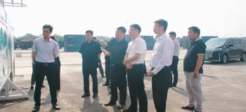 湖北国贸集团党委书记、董事长谢承魁一行赴荆门国际内陆港考察交流